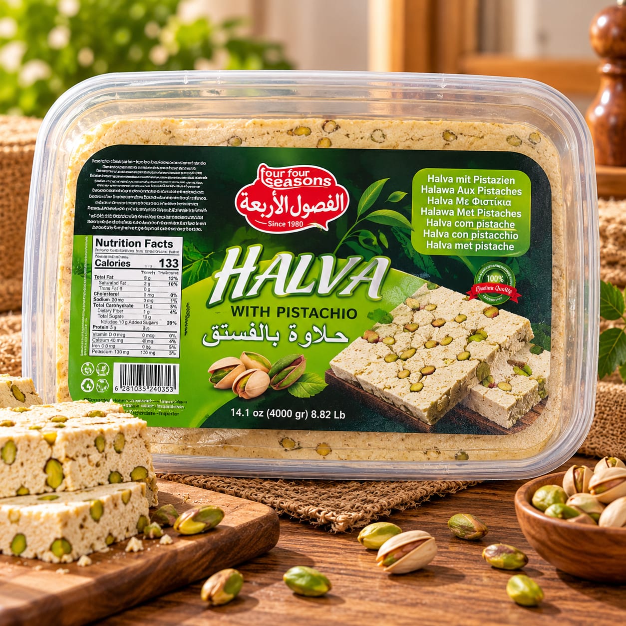 Four Seasons Halva with Pistachio